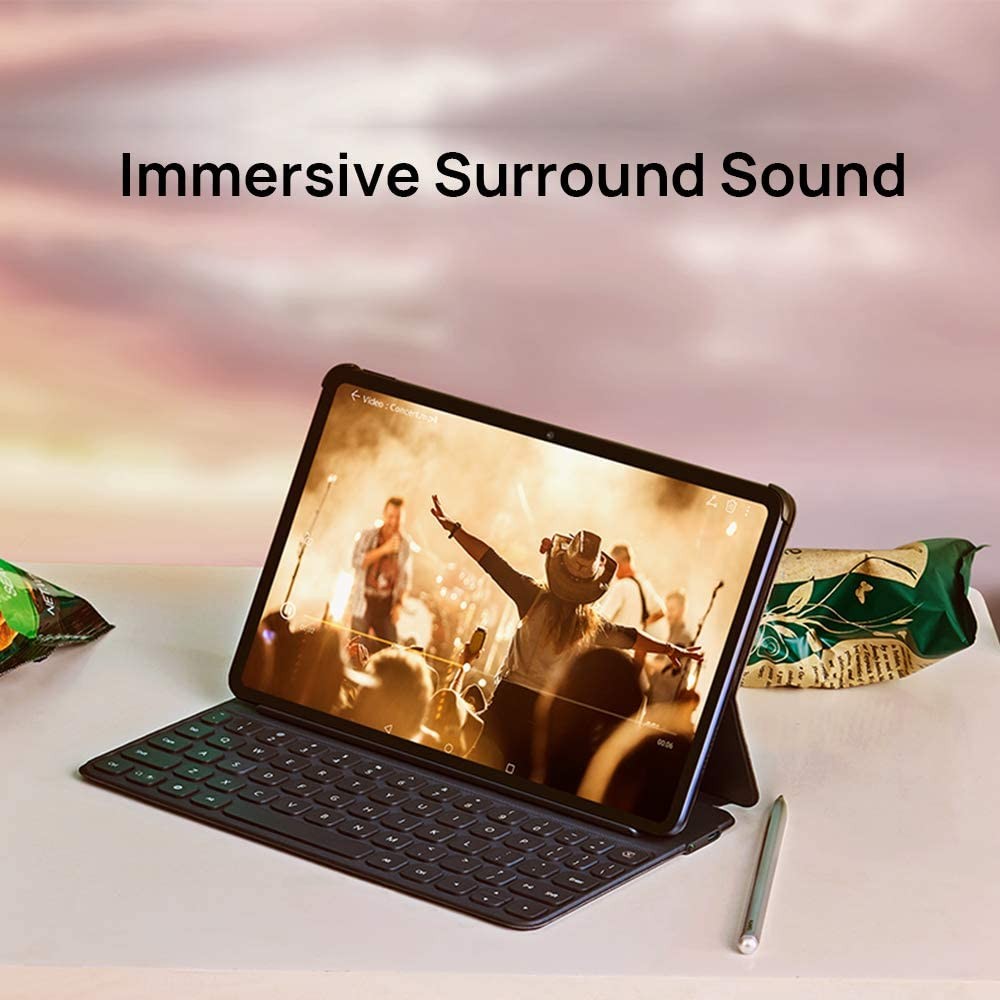 HUAWEI 華為 MatePad Refresh - 10.4 英寸 2K FullView 平板電腦 - Kirin 810,4 GB RAM,64 GB ROM,7250 mAh,四角揚聲器,EMUI 10.1(基於 Android 10.0),Wi-Fi,灰色