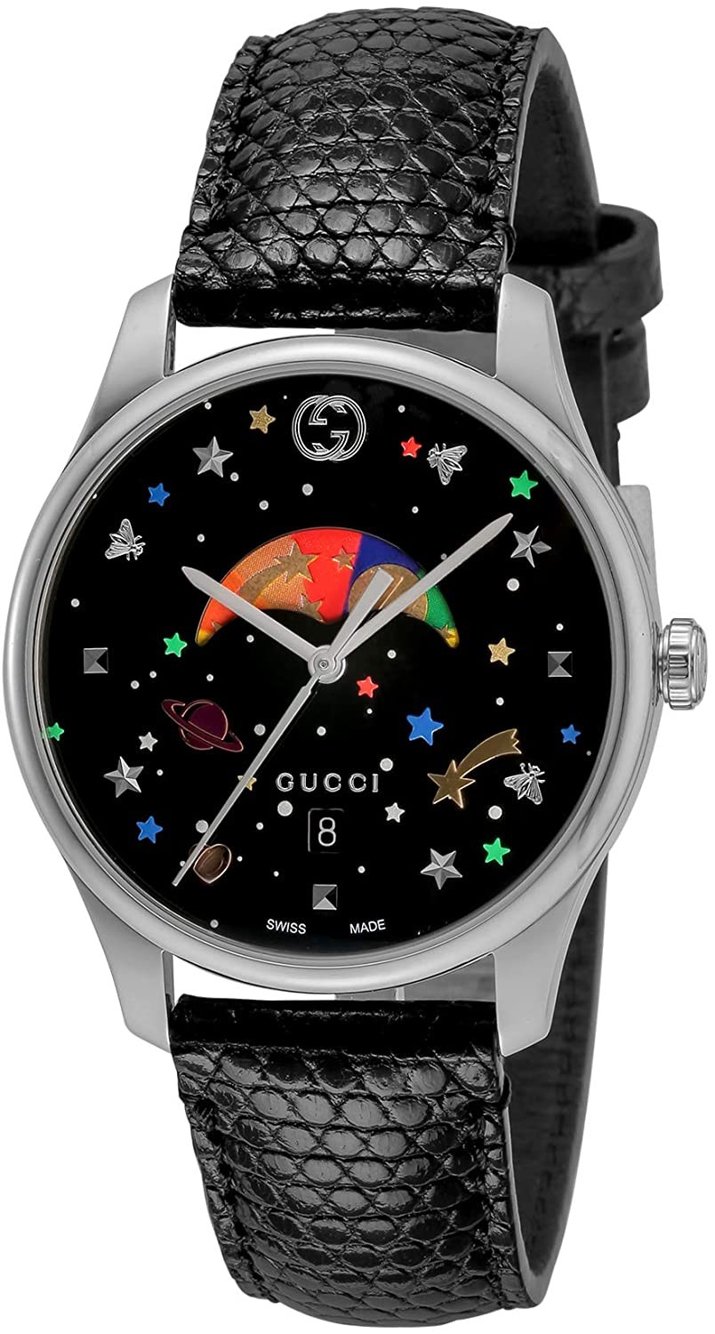 [Gucci] GUCCI 手錶 G Timeless 黑色 錶盤 YA1264045