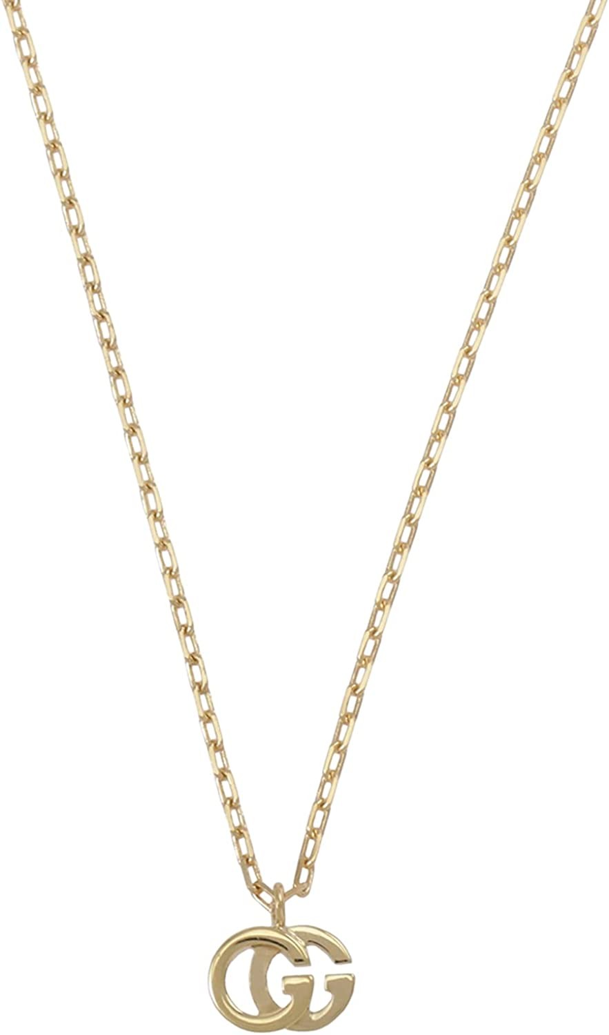 Gucci Double G Necklace Pendant 18KYG Gold 687118-J8500-8000